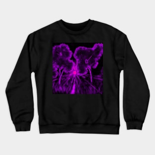 Purple Bright Lights! Crewneck Sweatshirt